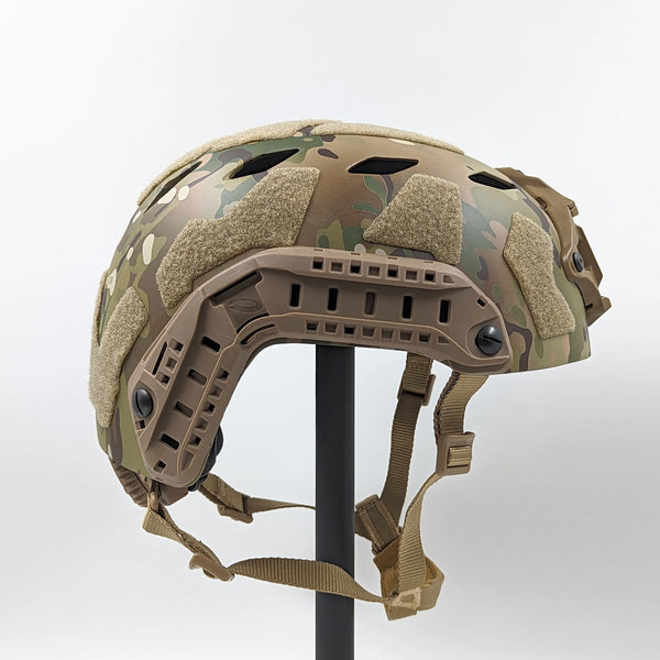 EON Carbon Composite Airsoft Bump Helmet Multicam Side View